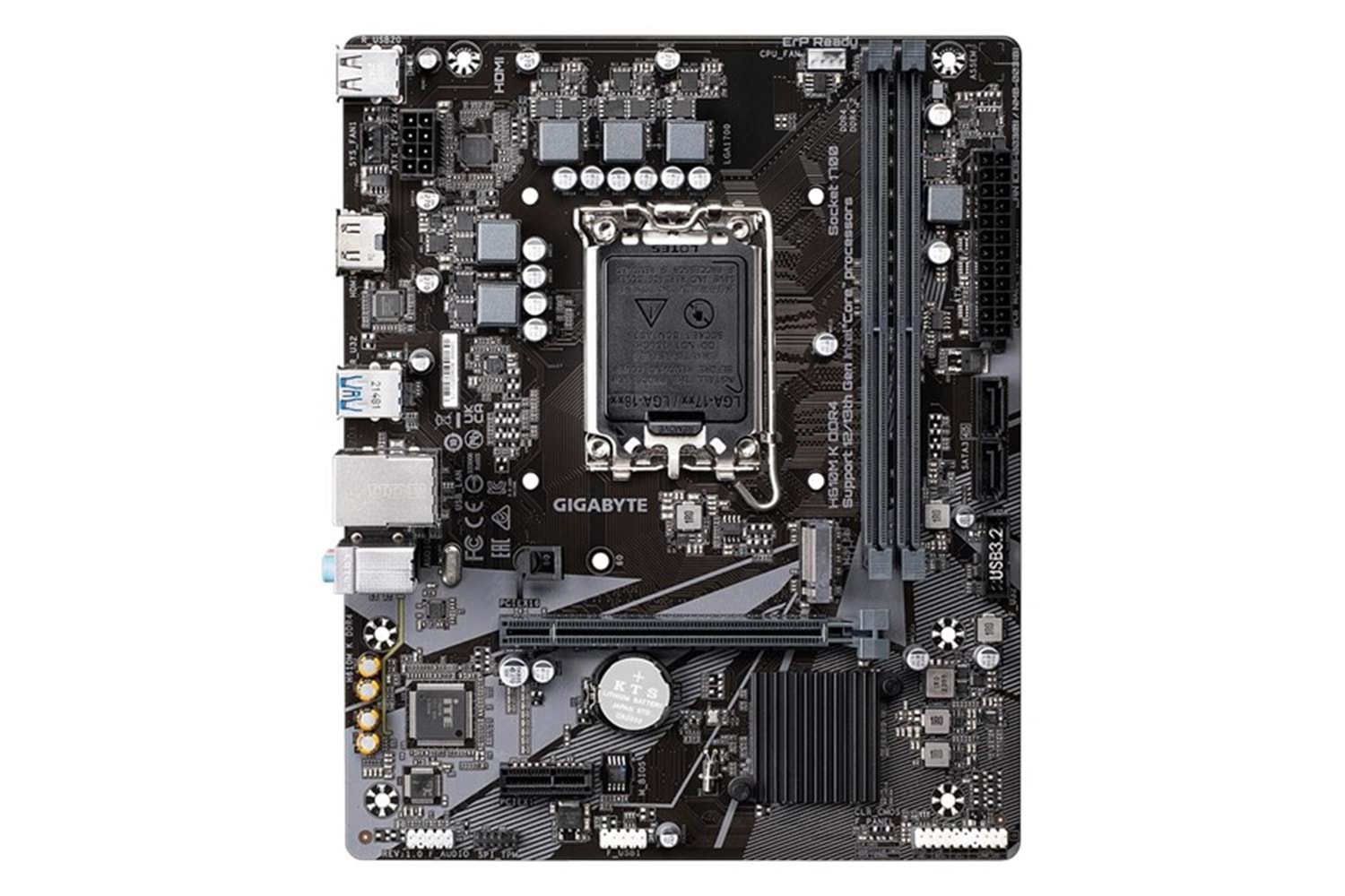 GIGABYTE H610M-K DDR4 HDMI PCIe 16X v4.0 1700p mATX