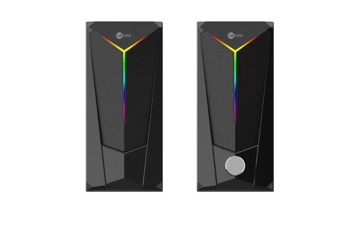 LENOVO LECOO DS104 1+1 Siyah 6w RMS Hoparlör RGB Ledli
