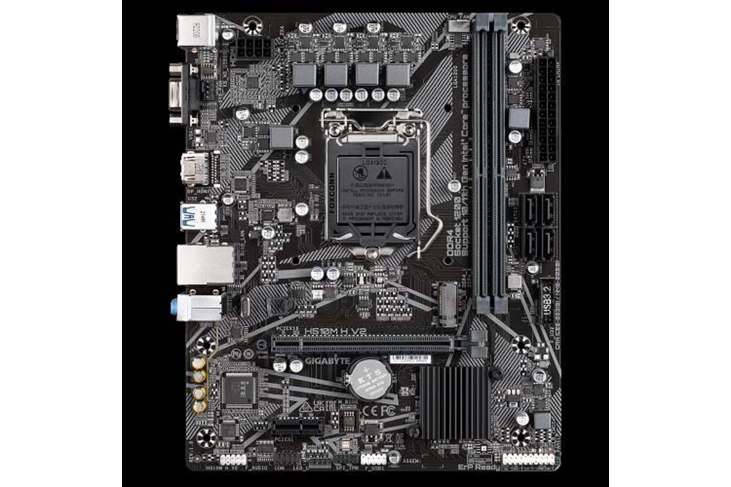 GIGABYTE H510M-H v2 DDR4 HDMI PCIe 16X v4.0 1200p v2 mATX