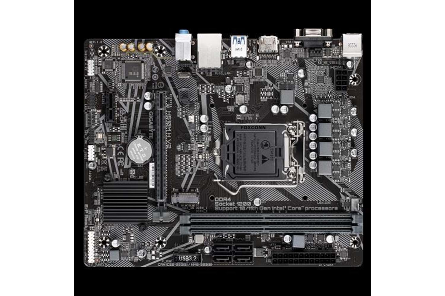 GIGABYTE H510M-H v2 DDR4 HDMI PCIe 16X v4.0 1200p v2 mATX