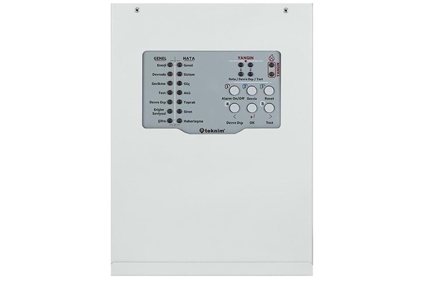 TEKNiM TFP-3122 Konvansiyonel 2 Bölgeli Yangın Alarm Paneli