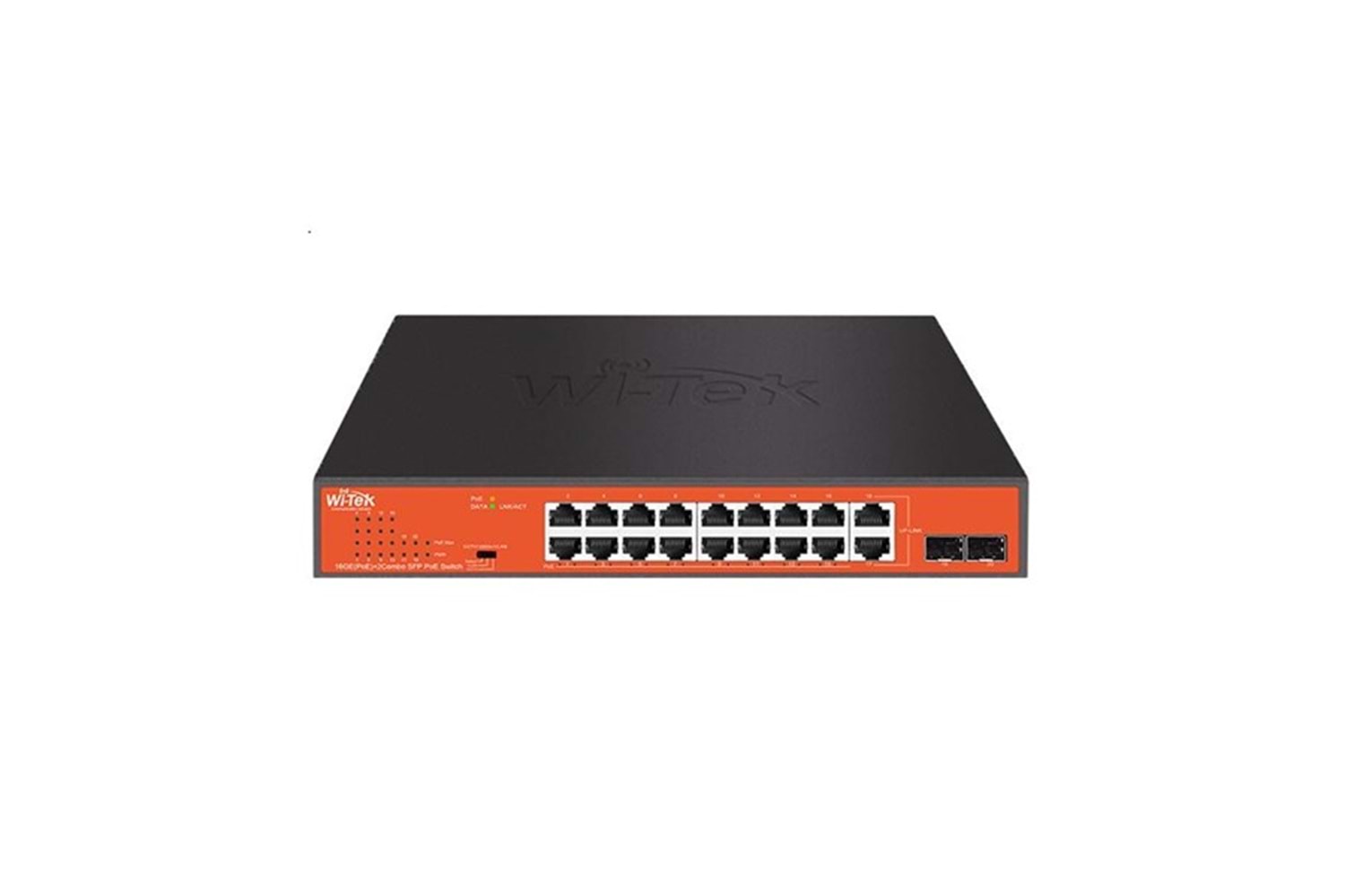 WI-TEK 16port 197w FULL PoE WI-PS318GFH GIGABIT 2X SFP Yönetilemez Switch