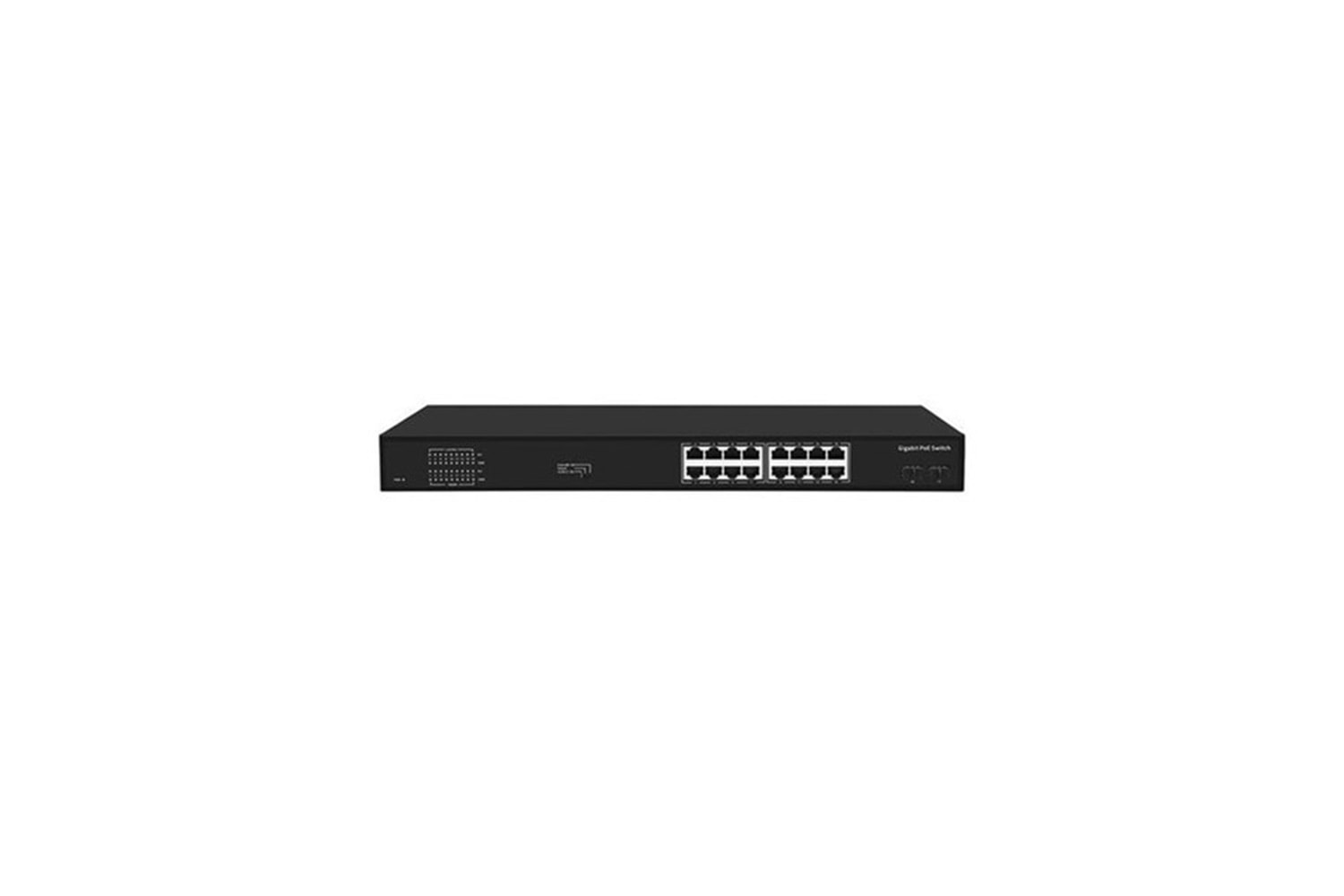 ODS 16port 200w FULL PoE 08ODS-16GP2U2S-200 GIGABIT 2X SFP Yönetilemez Switch