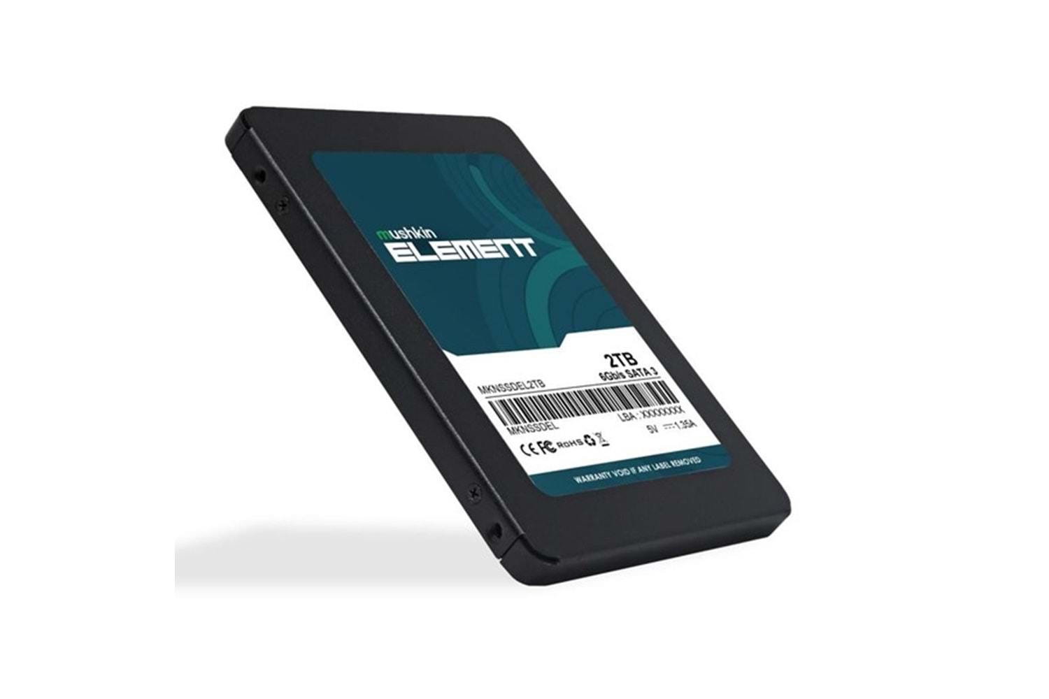 MUSHKIN 2TB ELEMENT MKNSSDEL2TB 500- 435MB/s SSD SATA-3 Disk