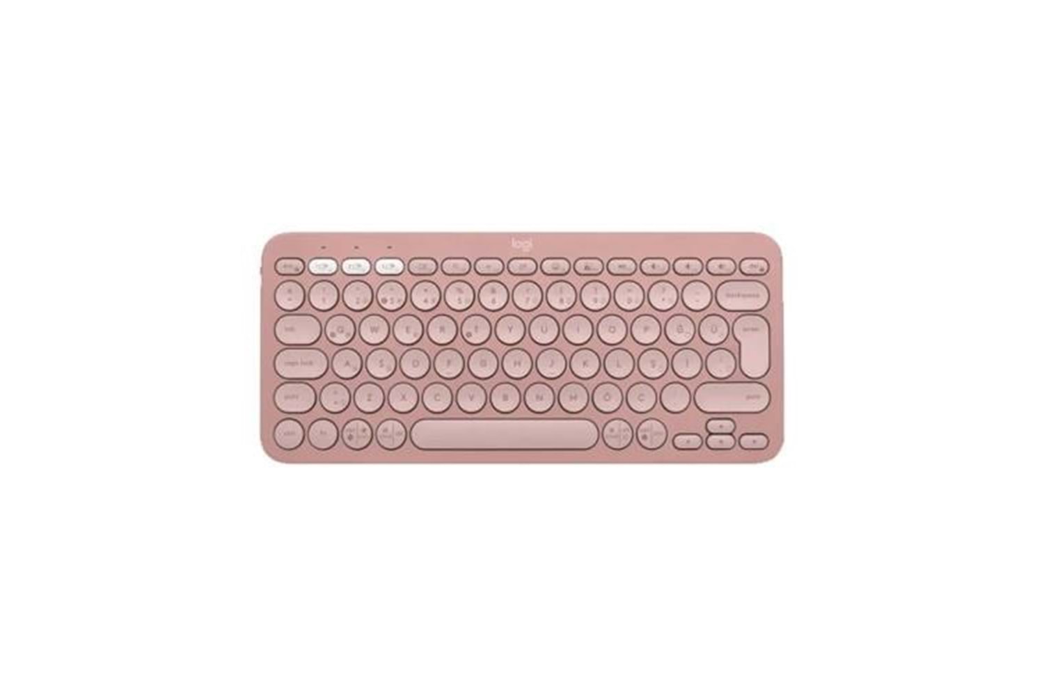 LOGITECH Pebble Keys 2 K380s Bluetooth Pudra Pembe Klavye 920-011861