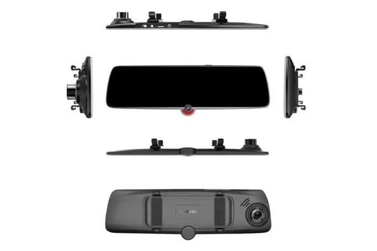 TWOGO GO-403 Ayna Monitör 3 Kamera Destekli Araç DVR