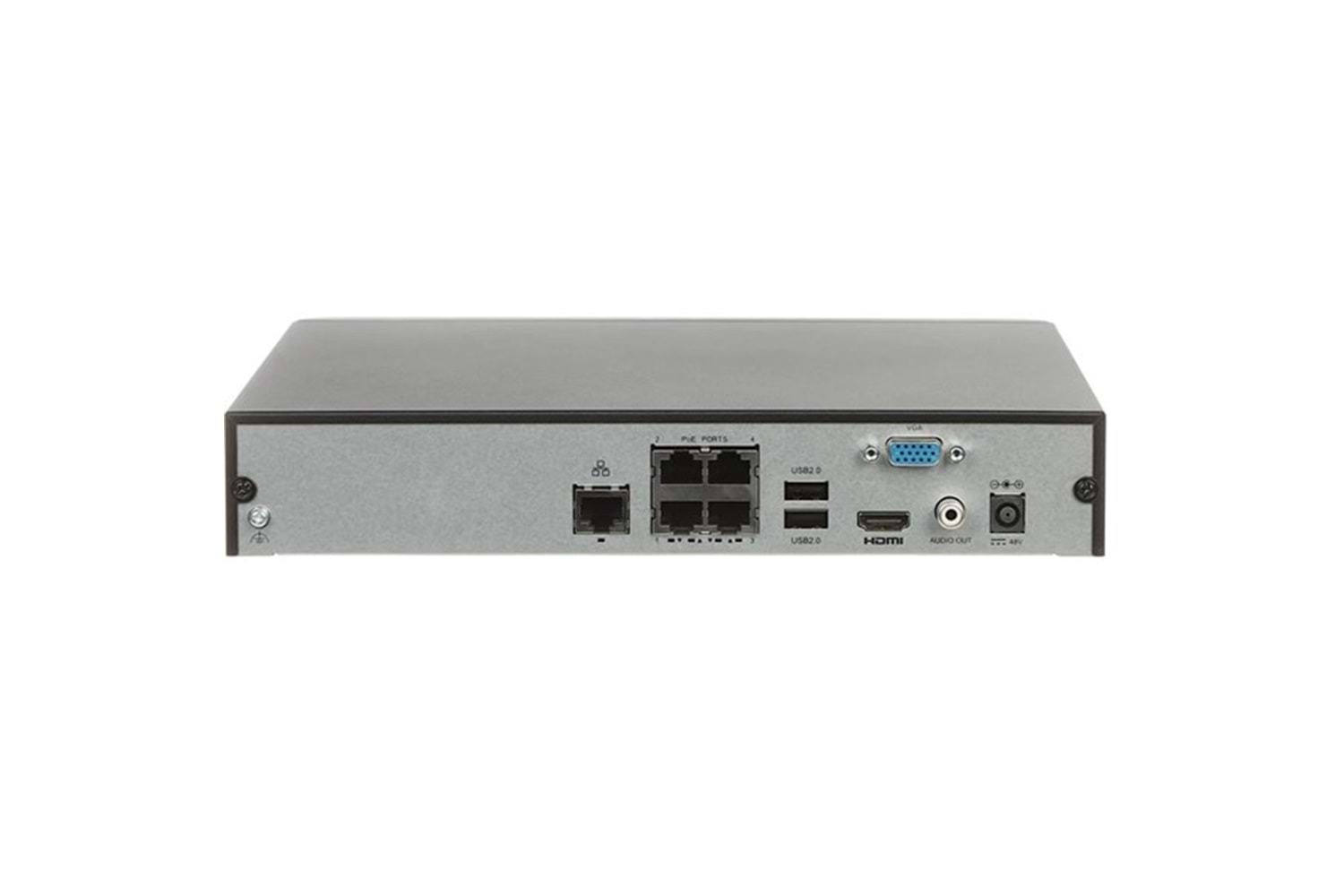 UNV 4 Kanal 8mp NVR301-04S3 4K H265 NVR Kayıt Cihazı 1U