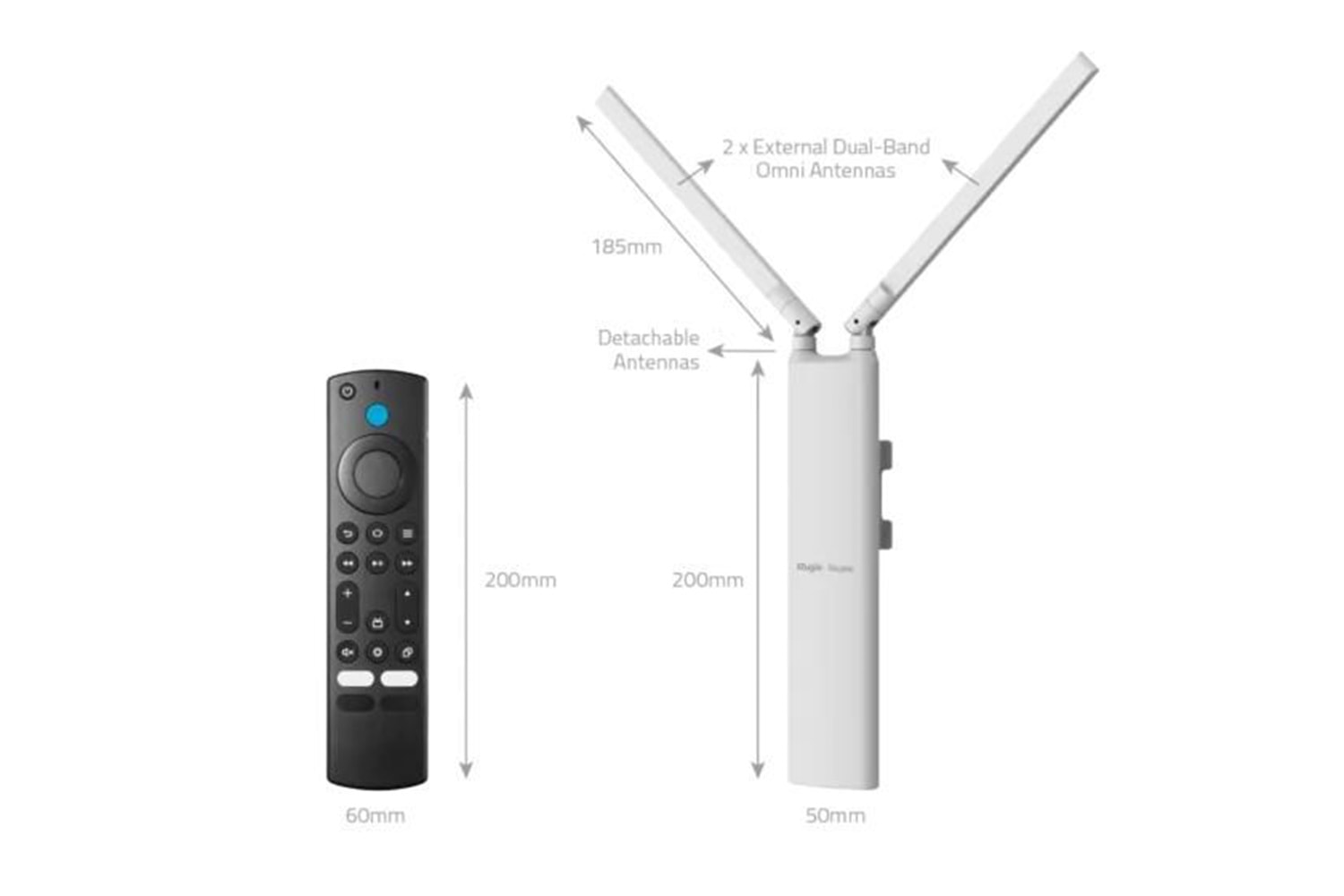 RUIJIE REYEE RG-RAP52-OD AC1300 Dual Band 300metreye kadar Harici Access Point