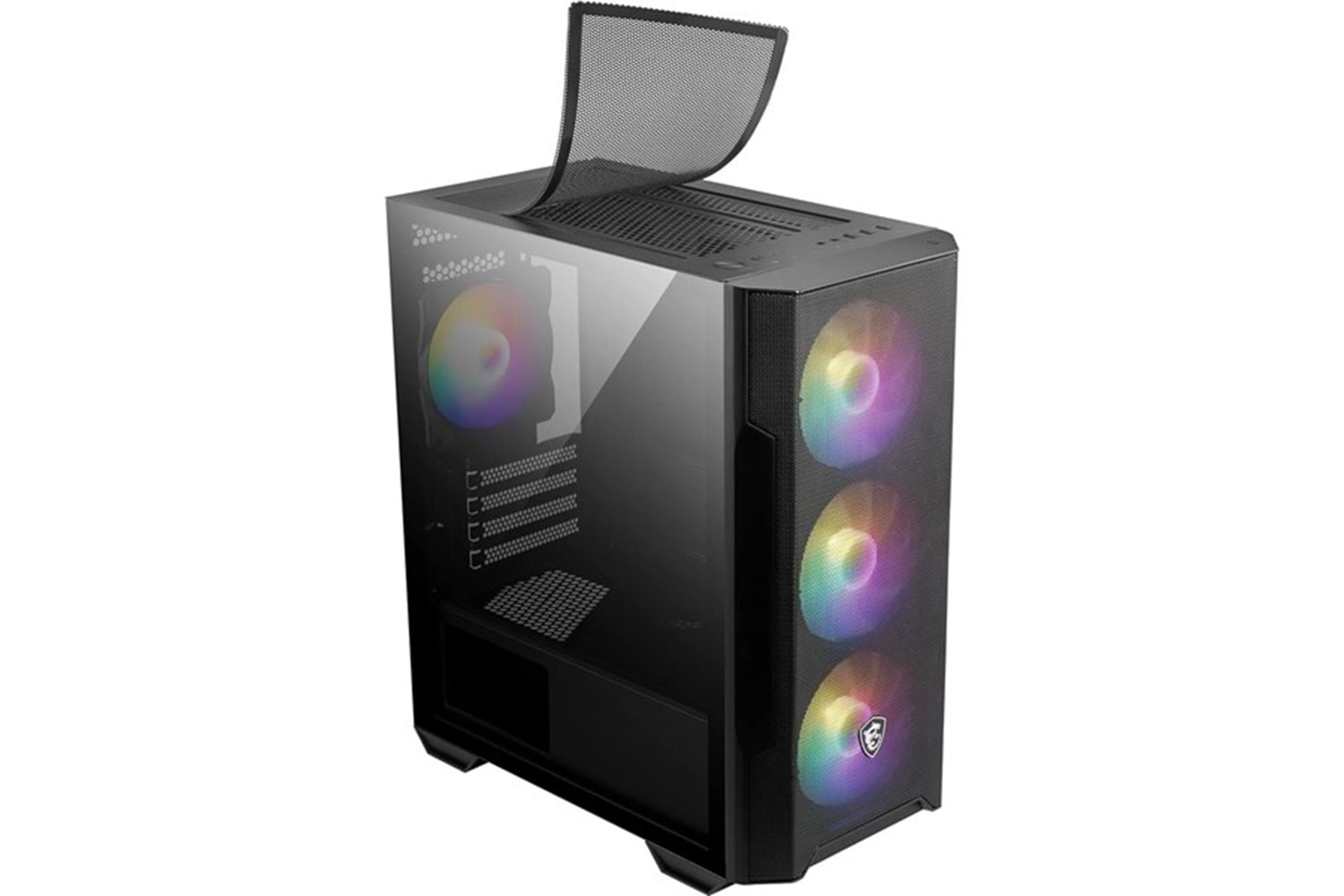 -MSI 750W 80+ BRONZE MAG FORGE M100R Gaming Mid-Tower PC Kasası