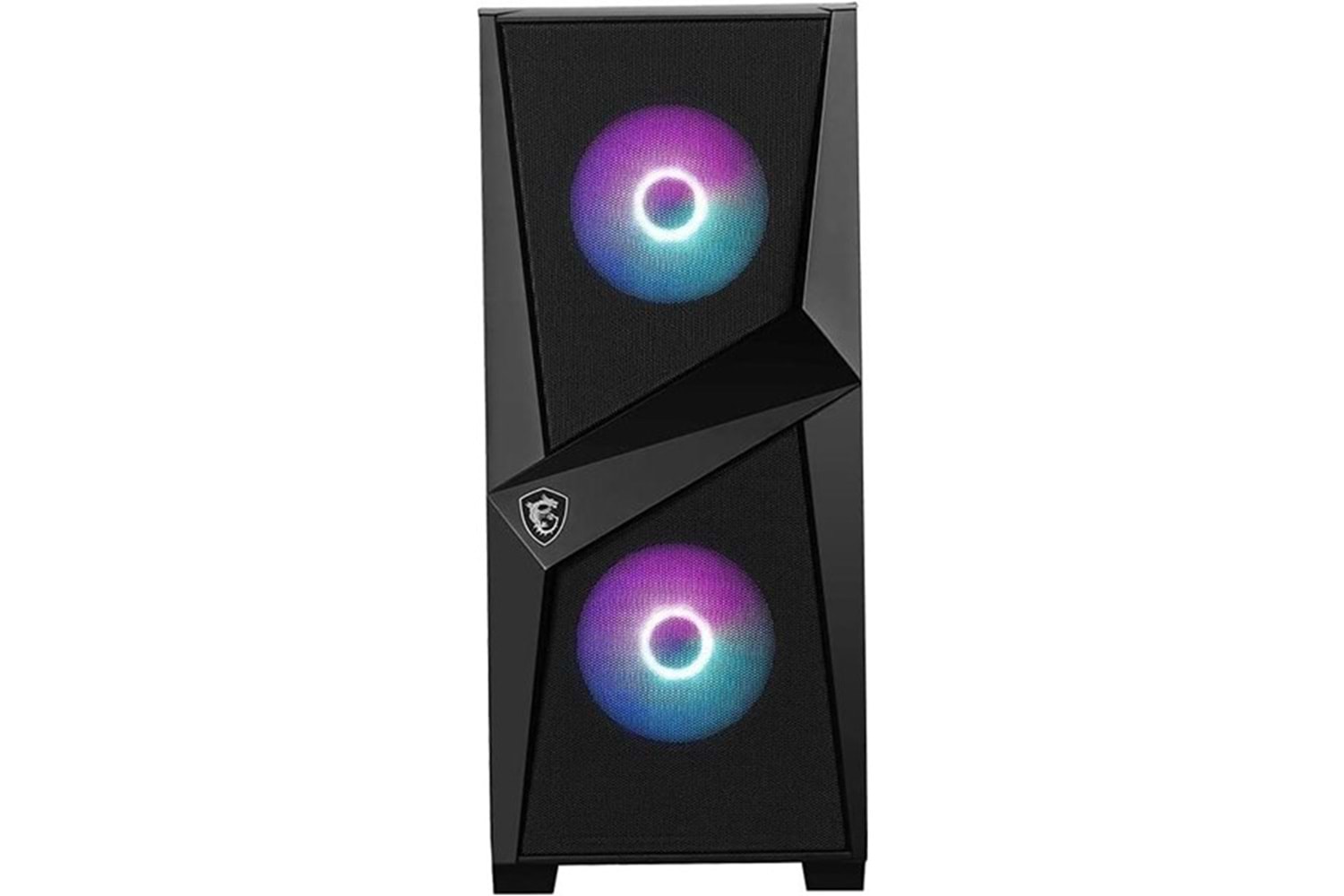 -MSI 750W 80+ BRONZE MAG FORGE 100R Gaming Mid-Tower PC Kasası Siyah