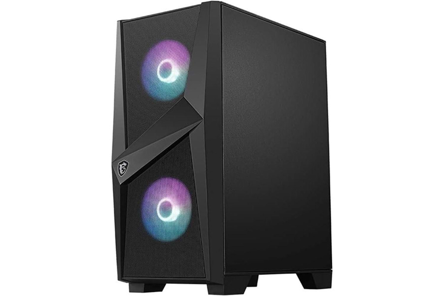 -MSI 750W 80+ BRONZE MAG FORGE 100R Gaming Mid-Tower PC Kasası Siyah