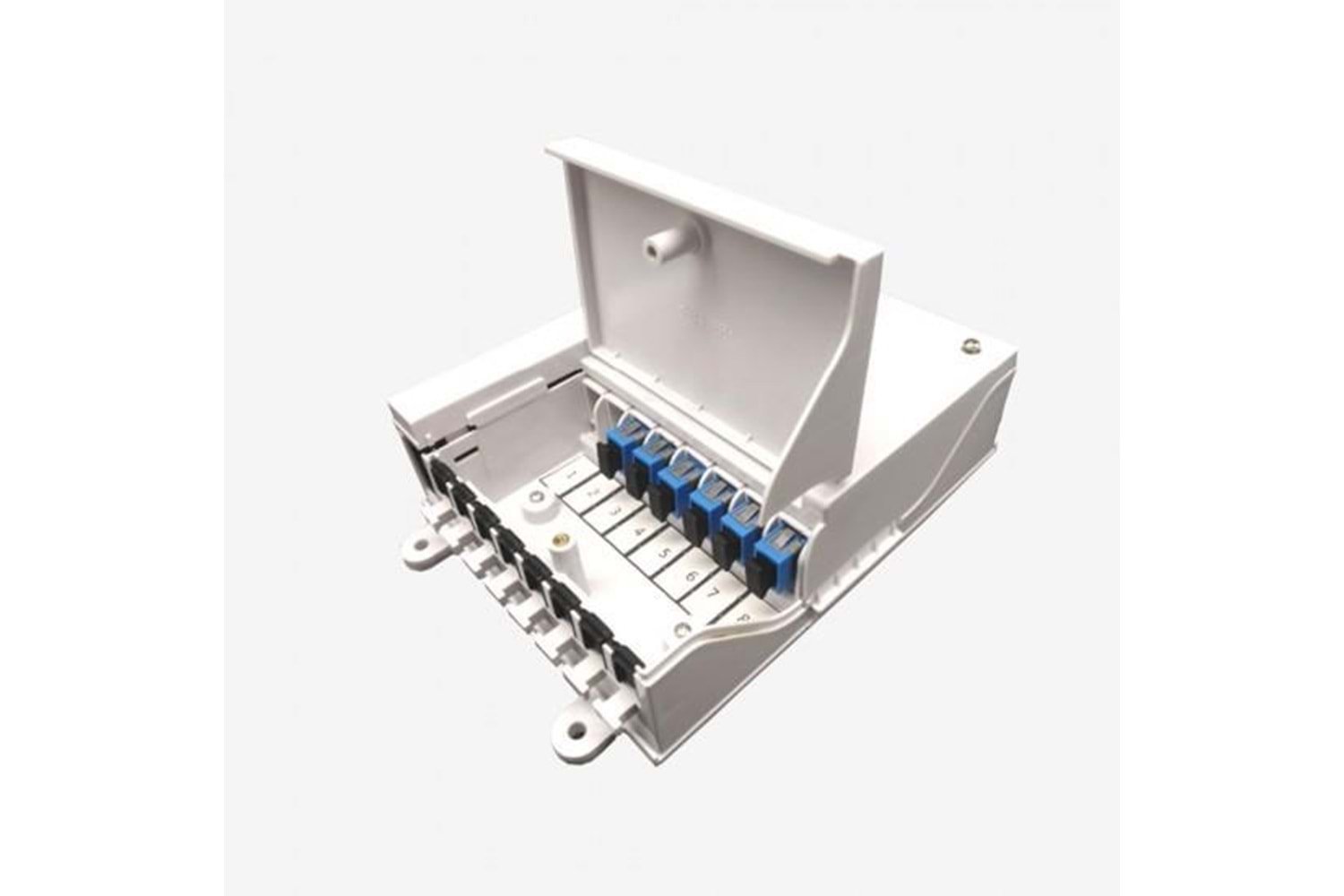 ODS 8PORT SCSX DUVAR TİPİ FİBER OPTİK IP KORUMALI SONLARDIRMA KUTUSU