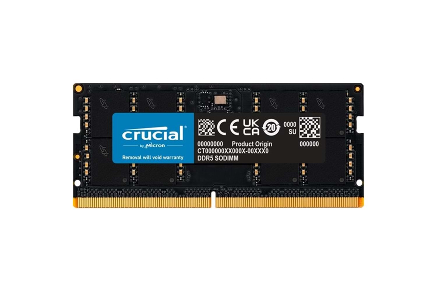 CRUCIAL 32GB DDR5 5600MHZ CL46 NOTEBOOK RAM VALUE CRUSO5600/32