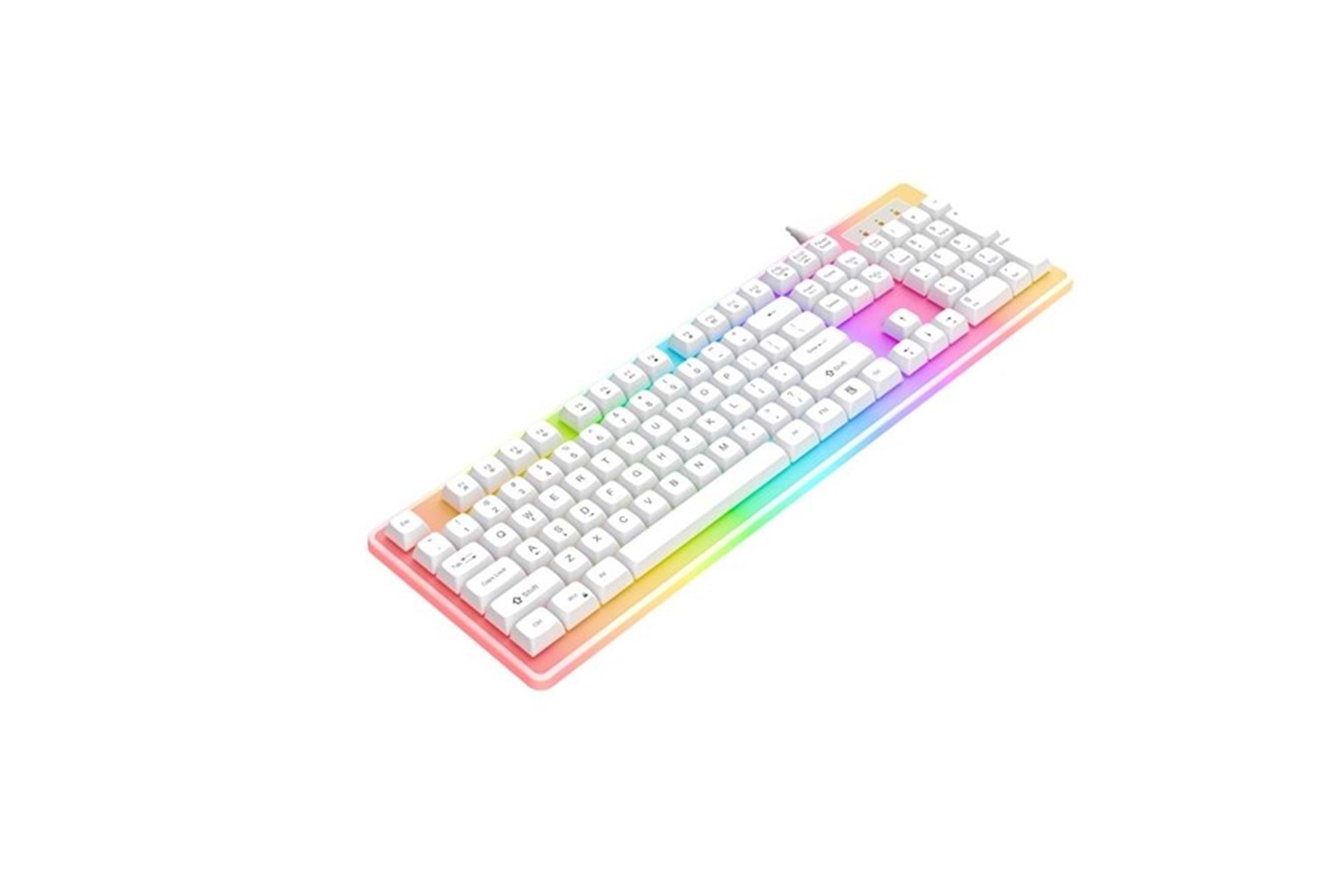 NORTH Paladin Q Trk RGB Ledli / Mekanik Hisli Beyaz Gaming Klavye