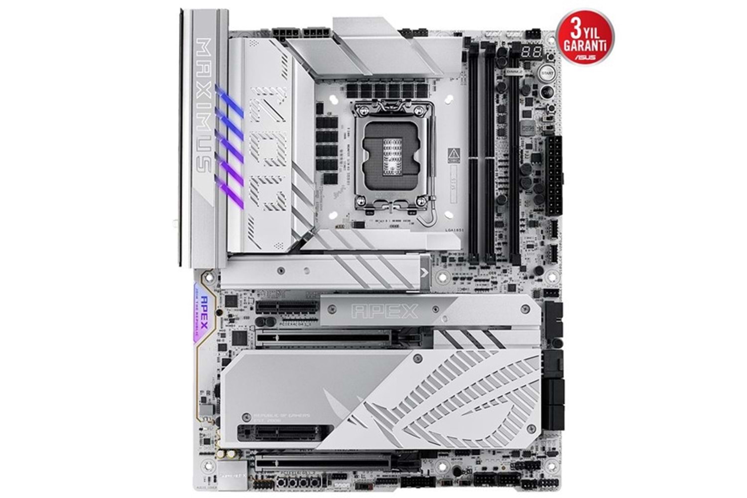 ASUS ROG MAXIMUS Z890 APEX DDR5 THUNDERBOLT-HDMI DP PCIE 5.0 1851p ATX