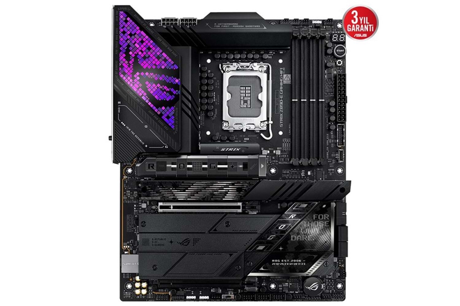 ASUS ROG STRIX Z890-E GAMING WIFI-7 DDR5 THUNDERBOLT-HDMI DP PCIE 5.0 1851p ATX