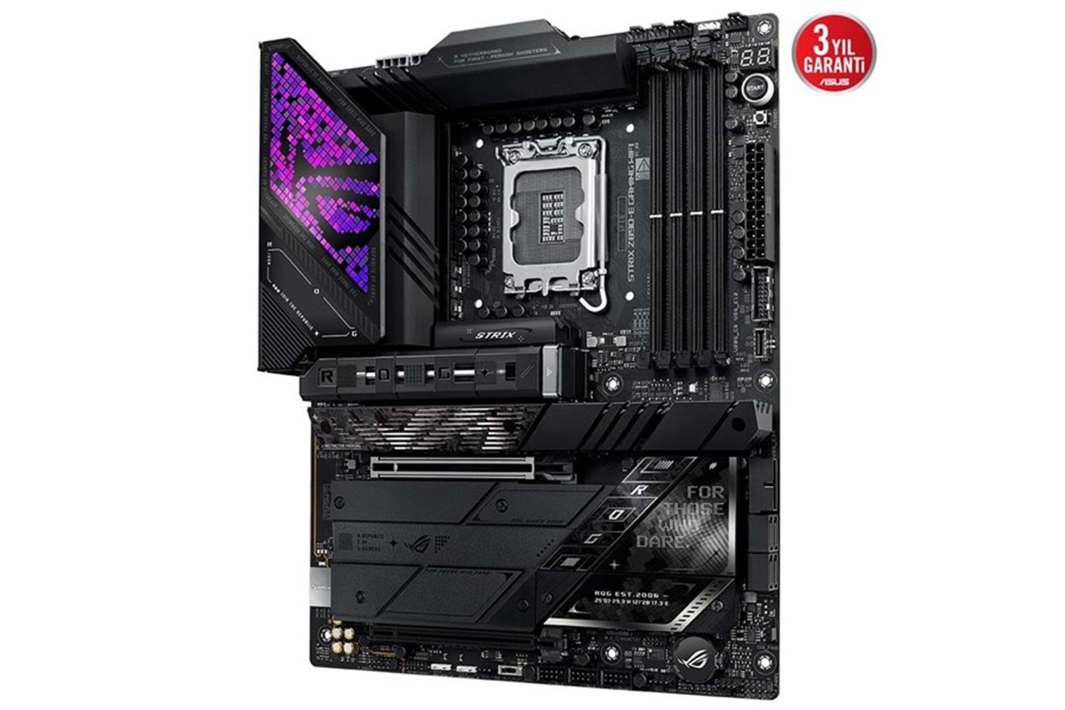 ASUS ROG STRIX Z890-E GAMING WIFI-7 DDR5 THUNDERBOLT-HDMI DP PCIE 5.0 1851p ATX
