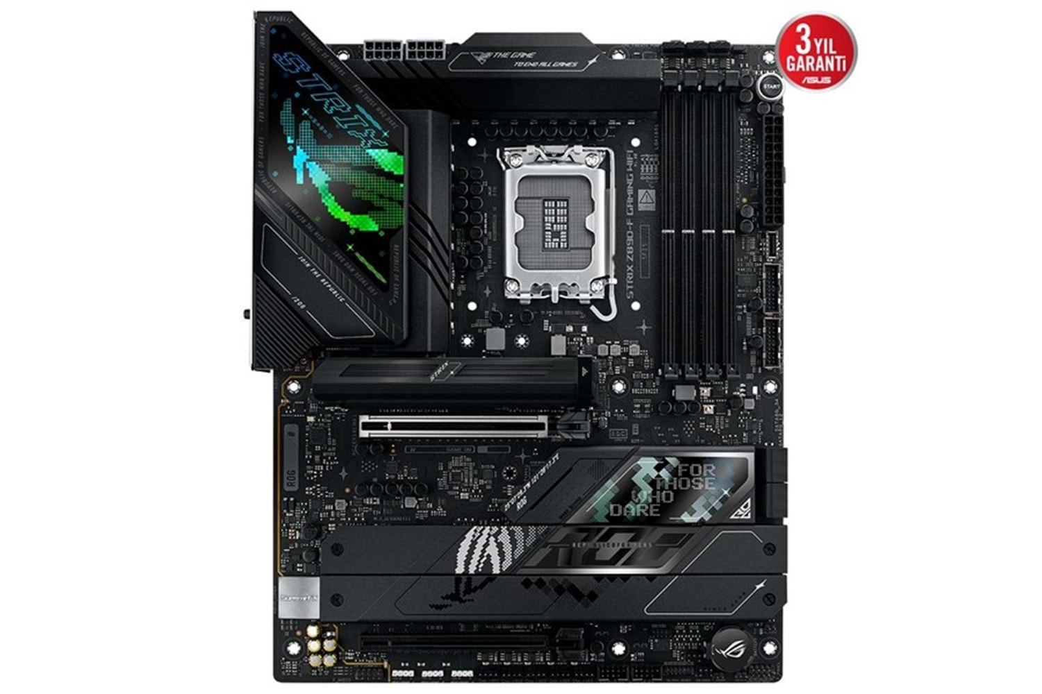 ASUS ROG STRIX Z890-F GAMING WIFI-7 DDR5 THUNDERBOLT-HDMI DP PCIE 5.0 1851p ATX