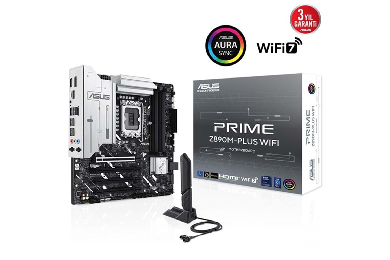 ASUS PRIME Z890M-PLUS WIFI-7 DDR5 HDMI DP PCIE 5.0 1851p mATX