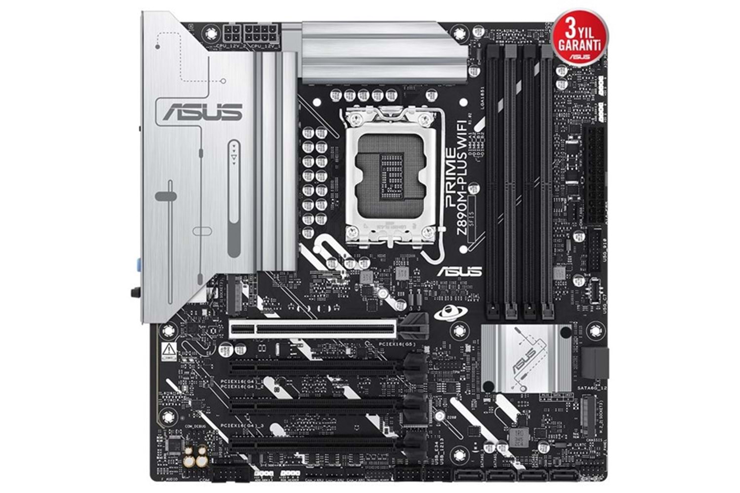 ASUS PRIME Z890M-PLUS WIFI-7 DDR5 HDMI DP PCIE 5.0 1851p mATX