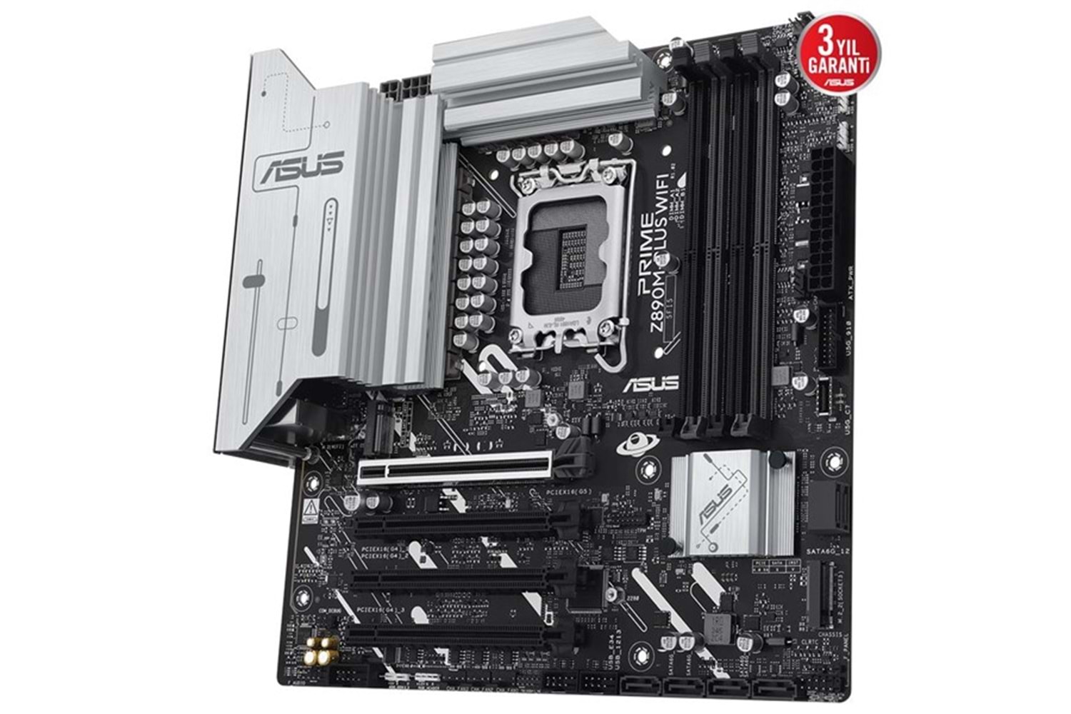 ASUS PRIME Z890M-PLUS WIFI-7 DDR5 HDMI DP PCIE 5.0 1851p mATX