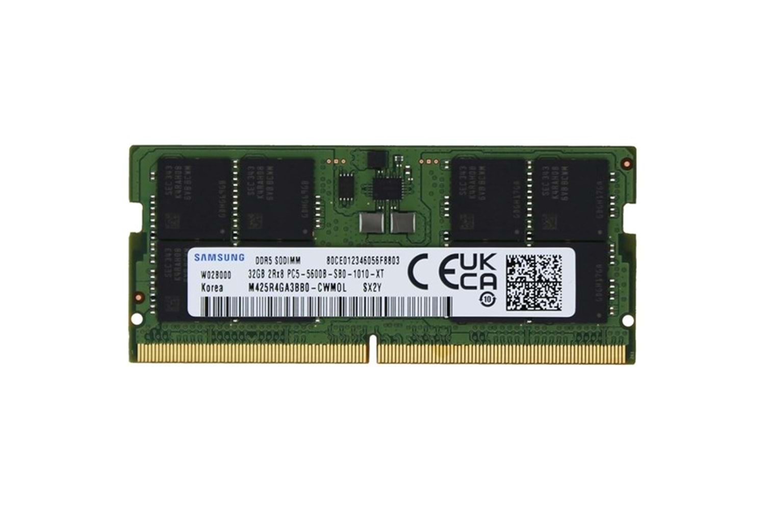 SAMSUNG 32GB DDR5 5600MHZ NOTEBOOK RAM VALUE M425R4GA3BB0-CWM