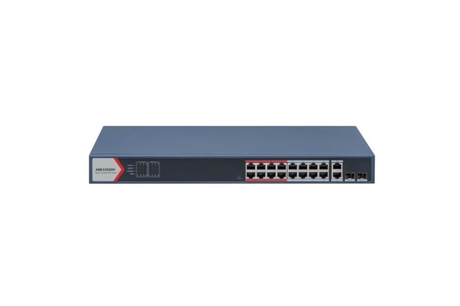HIKVISION 16port 230w FULL PoE DS-3E1318P-EI 10/100 2X SFP Yönetilebilir Switch