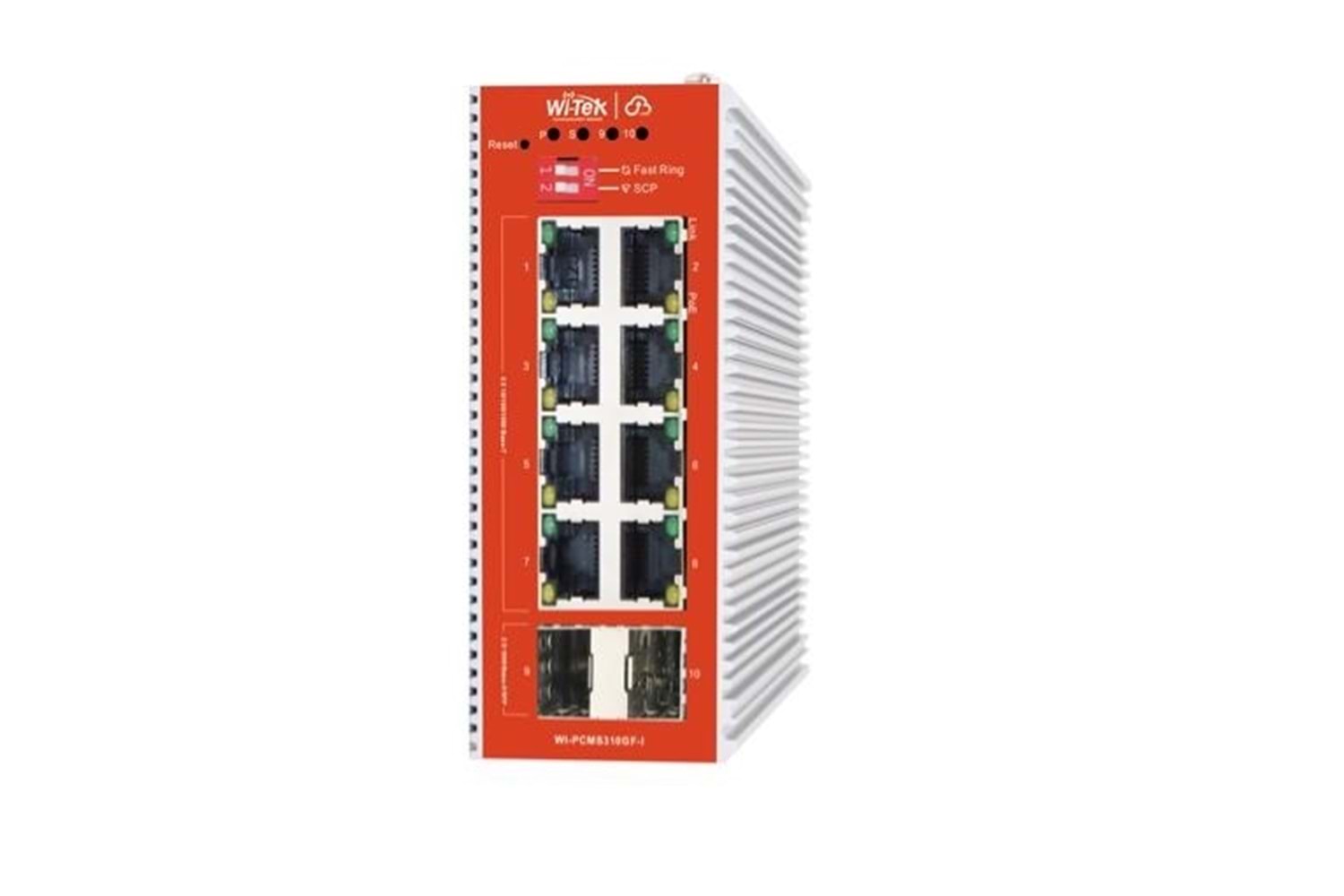 WI-TEK 8port 120w FULL PoE WI-PCMS310GF GIGABIT 2X SFP Yönetilebilir Switch