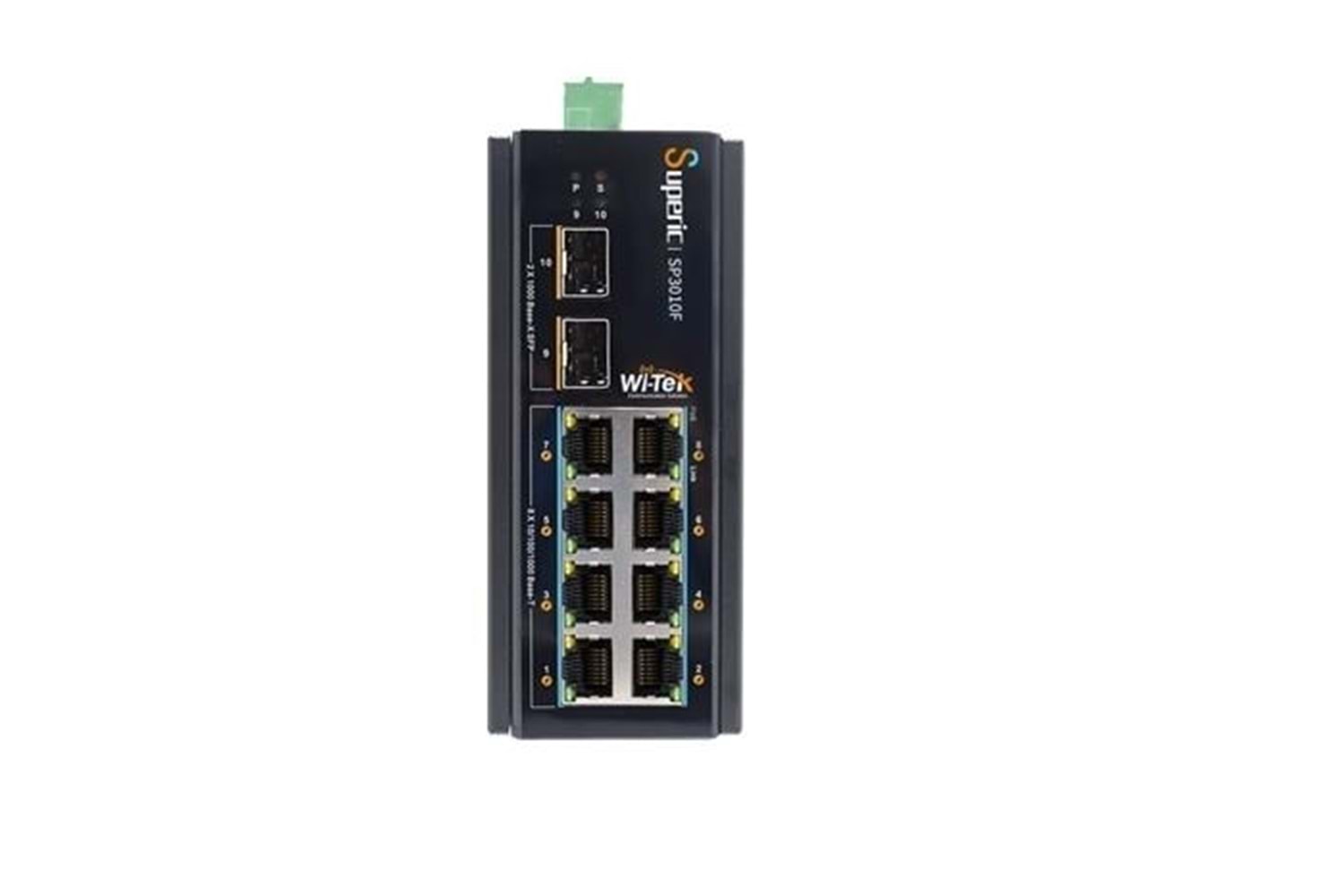 WI-TEK 8port 240w FULL PoE WI-SP3010F 8GE GIGABIT 2X SFP Yönetilemez Endüstriyel Switch