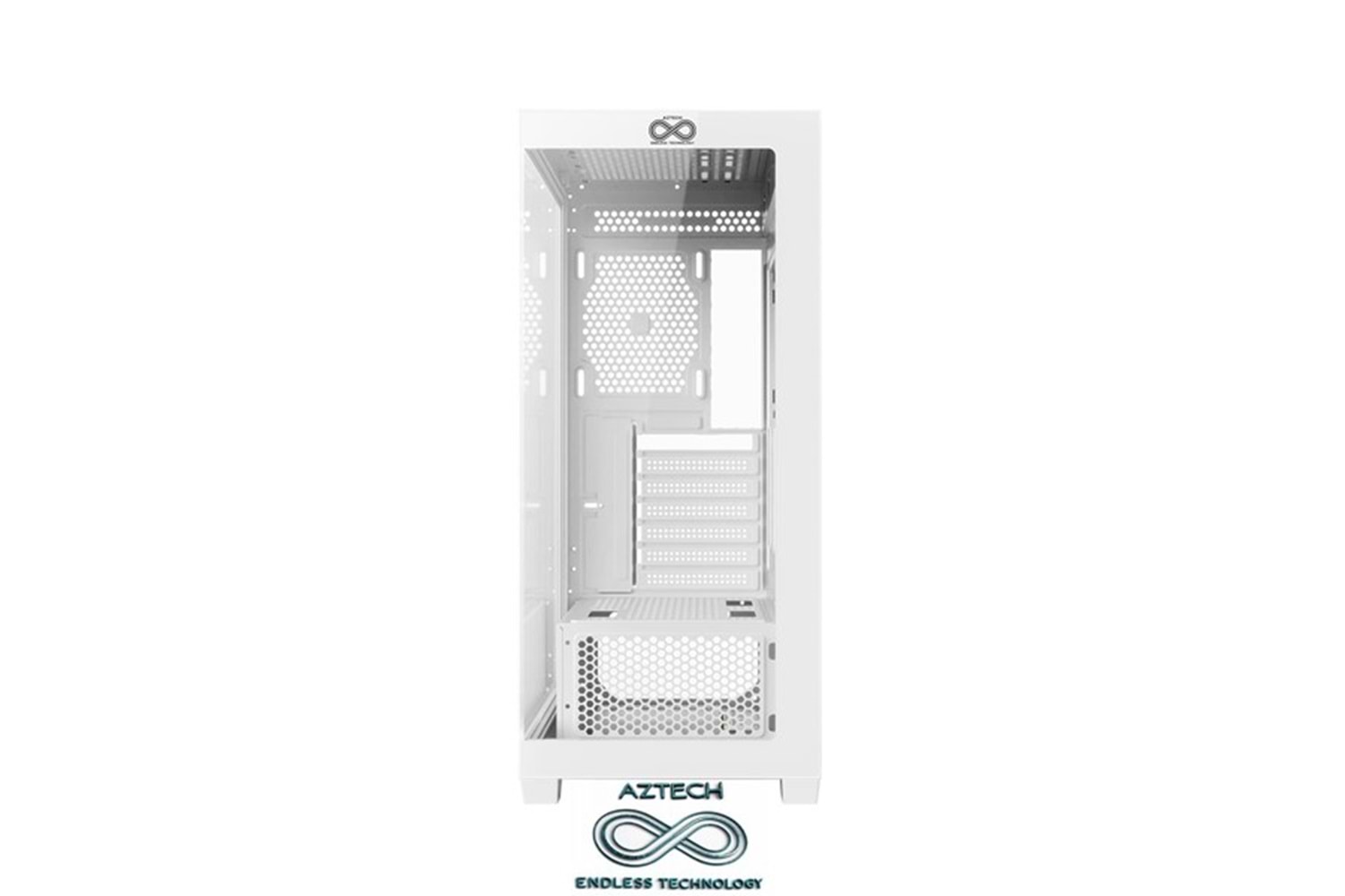 AZTECH AZT101 W Gaming Mid-Tower PC Kasası Beyaz