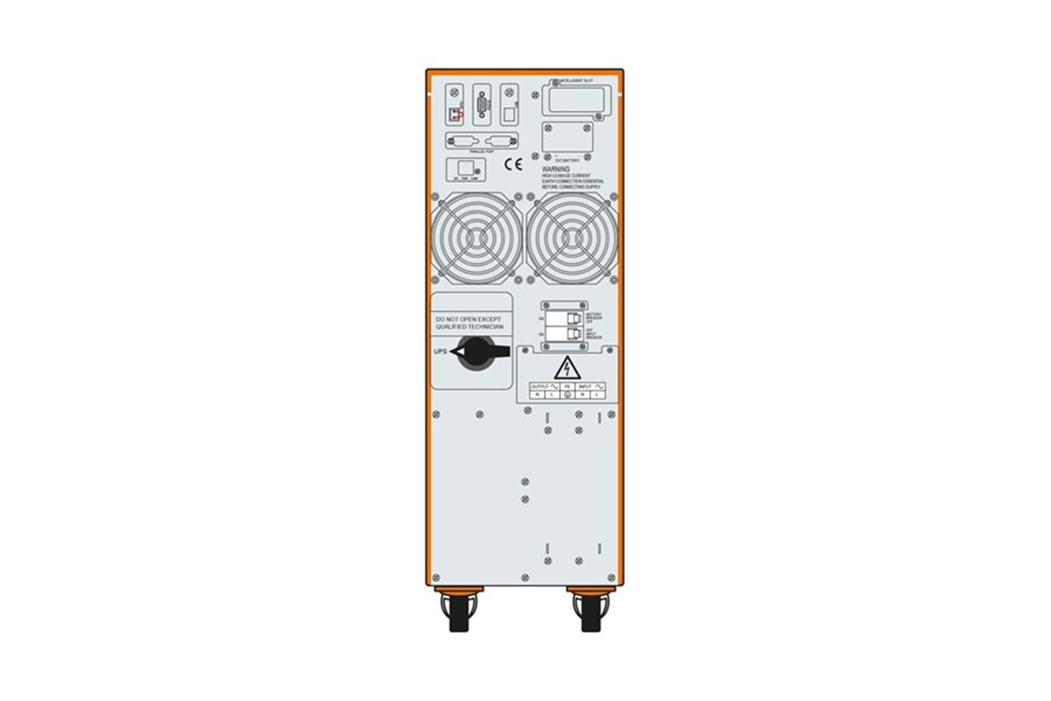 MAKELSAN 6KVA POWERPACK SE ONLINE 1/1F LCD EKRAN TOWER UPS Ücretsiz Kurulum 16x 12V 9 Amper