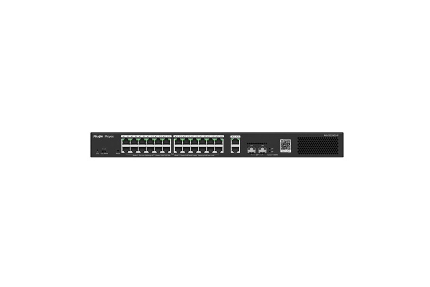 RUIJIE 24port 370w FULL PoE RG-ES228GS-P GIGABIT 2-FSP 2-Uplink Yönetilebilir Switch