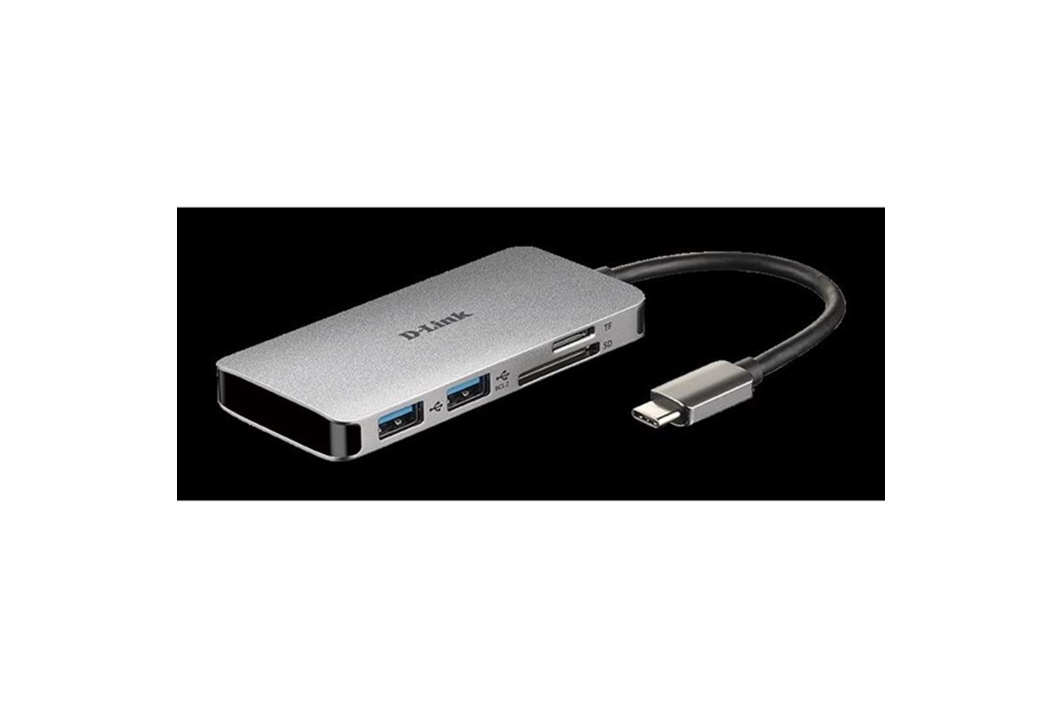 D-LINK DUB-C106 0.15metre TYPE-C - HDMI_USB 3.0 Çevirici Adaptör 4K-60Hz/100W