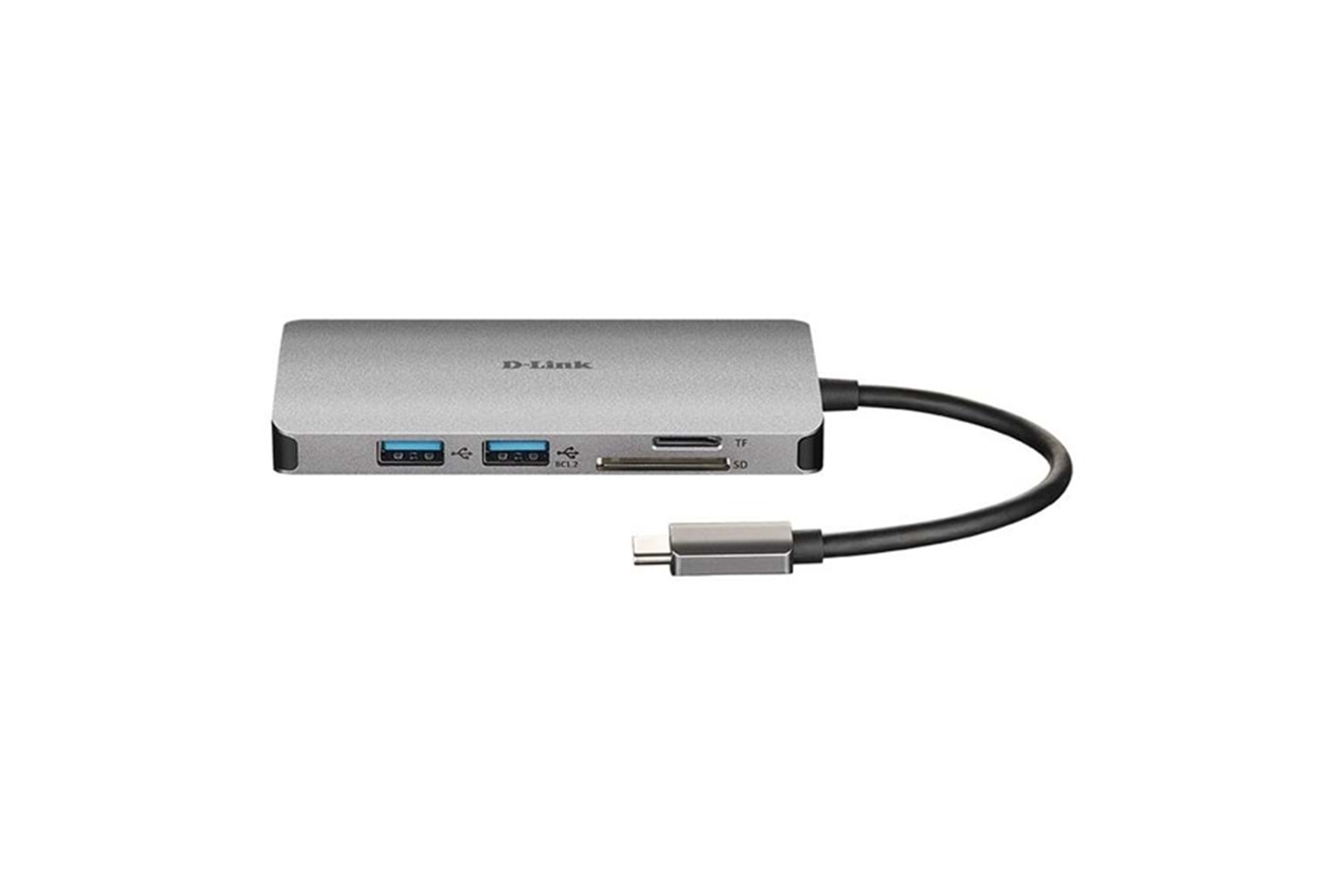 D-LINK DUB-C106 0.15metre TYPE-C - HDMI_USB 3.0 Çevirici Adaptör 4K-60Hz/100W