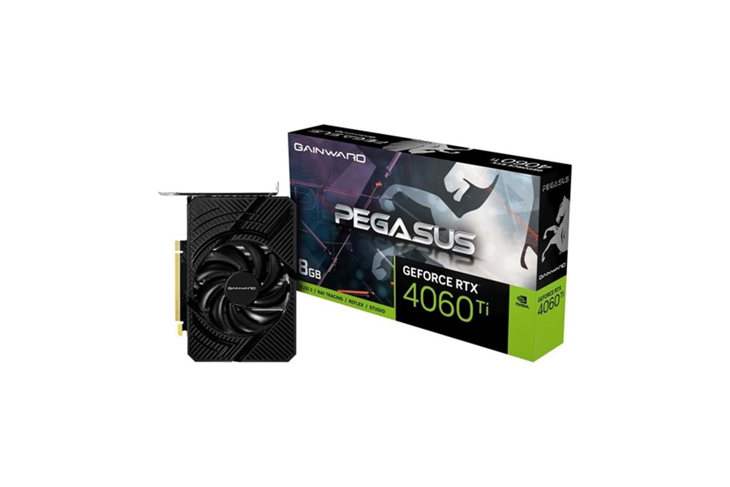 GAINWARD RTX4060TI 8GB PEGASUS GDDR6 128bit HDMI DP PCIe 4.0 Kutusuz