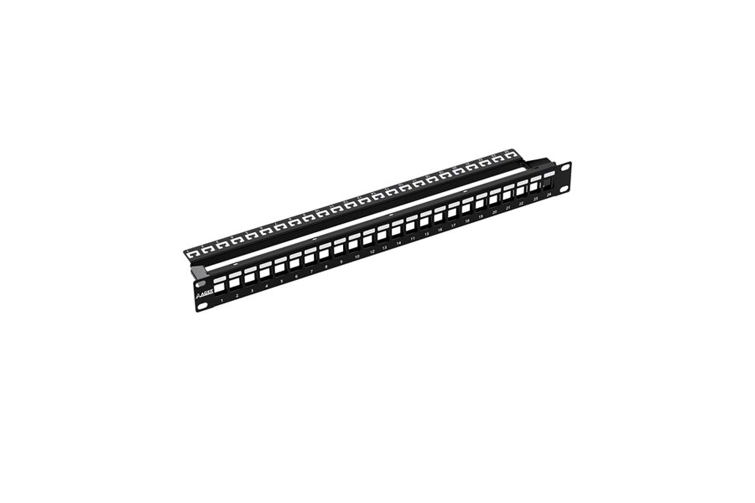 AGER 1U 24port Cat6 Utp Boş Patch Panel AC-610-24