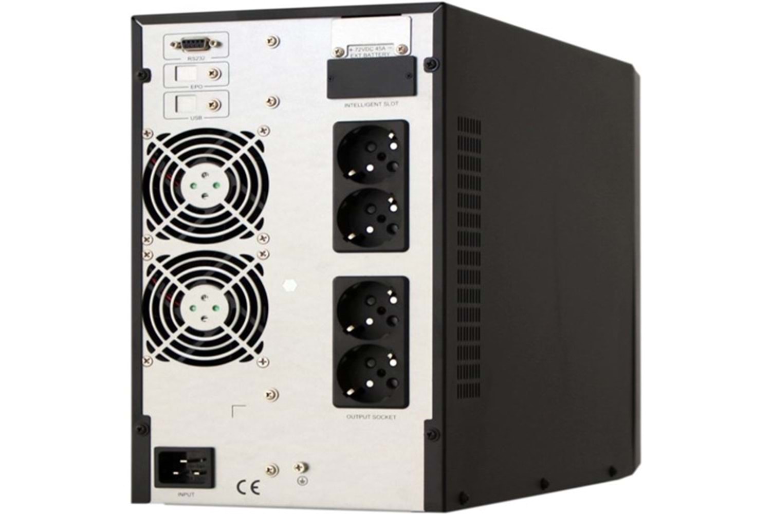 DOTVOLT 2KVA MN2KVA ONLINE 1/1F LCD EKRAN TOWER UPS 4x 12V 9 Amper