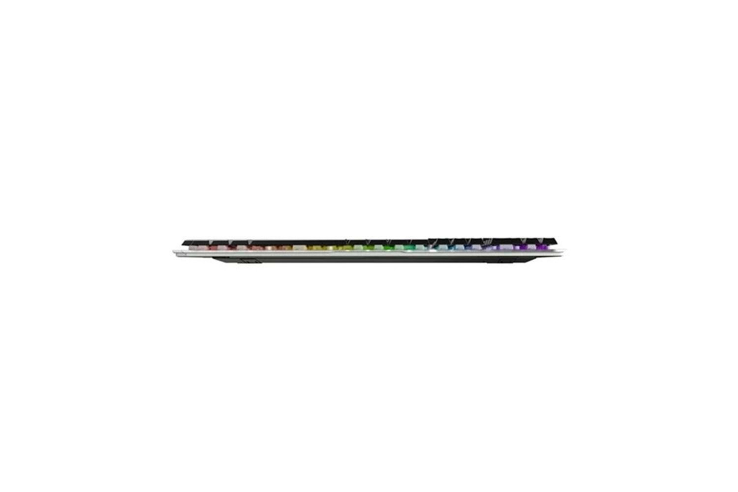 LENOVO LECOO KB121 USB Q Trk Rainbow Aydınlatmalı Mekanik Hisli Metalik Gaming Klavye