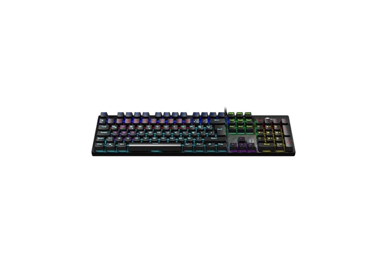 LENOVO LECOO KG1101 USB Q Trk RGB Led Aydınlatmalı Mekanik Siyah Gaming Klavye