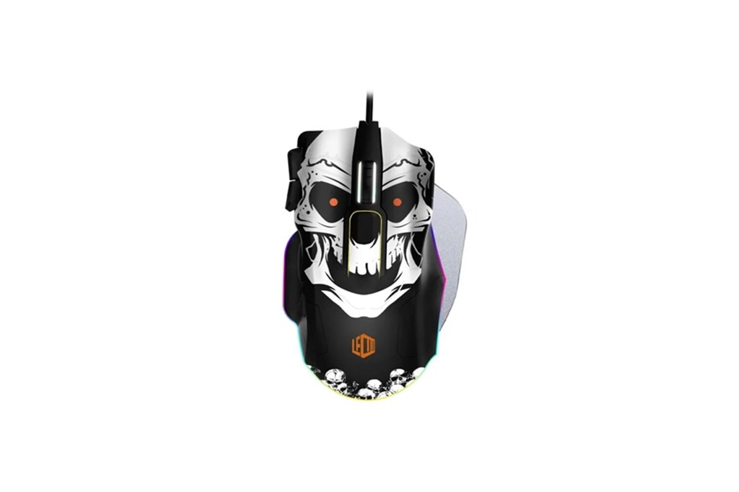 LENOVO LECOO MG1102 USB RGB Led Aydınlatmalı 8200dpi Mouse Pad Hediyeli Gaming Optic Siyah Mouse
