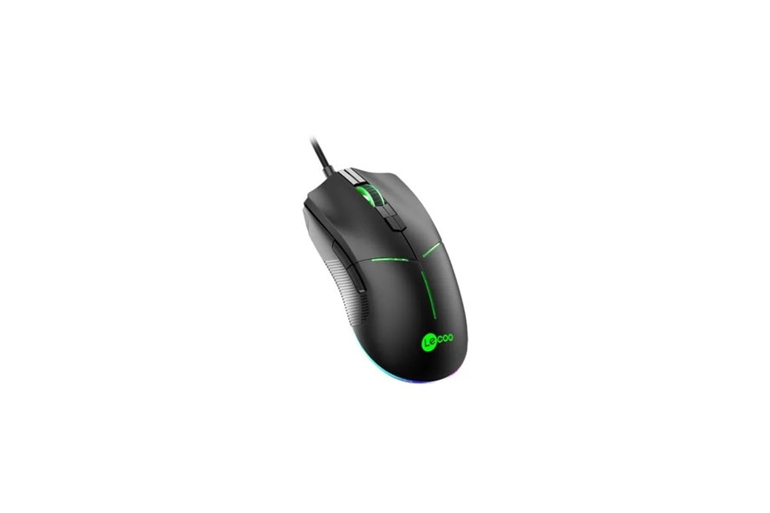 LENOVO LECOO MS109 USB RGB Led Aydınlatmalı 6400dpi Gaming Optic Siyah Mouse