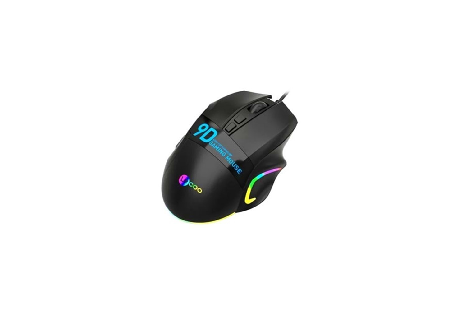 LENOVO LECOO MS130 USB RGB Led Aydınlatmalı 7200dpi Gaming Optic Siyah Mouse
