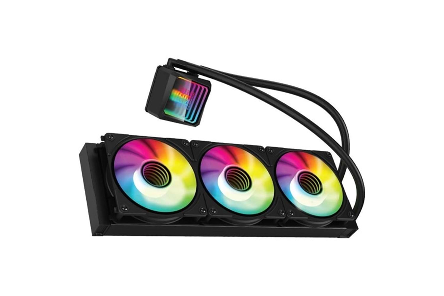 POWERBOOST 360mm ALPHA 360B PB-LCS-IM360-B ARGB Sıvı Soğutmalı AM5-1700p İşlemci Fanı