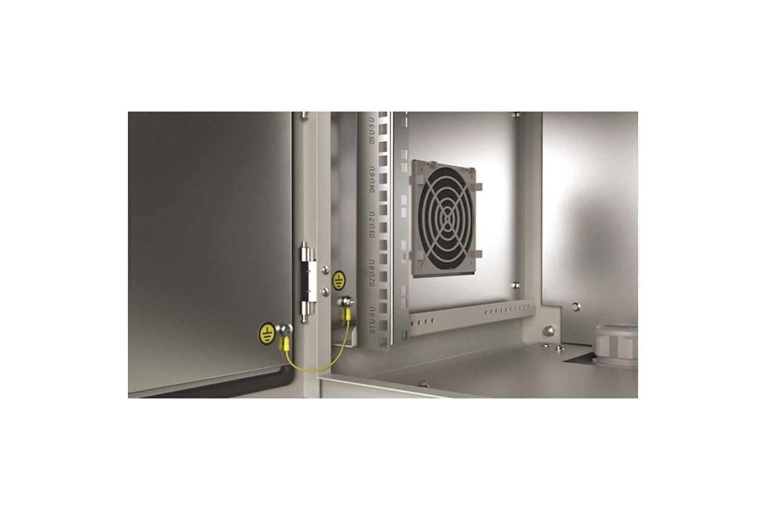 AGER 7U 600x450mm IP66 Dış Ortam Duvar Tipi Kabinet AG-OB07U6045B2-D-A-M1 Basic