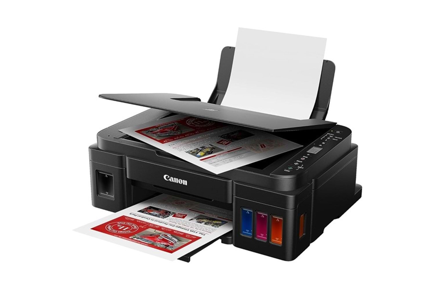CANON A4 Renkli PIXMA G3416 Çok Fonksiyonlu Tanklı Yazıcı Tarayıcı Fotokopi USB 2.0,Kablosuz