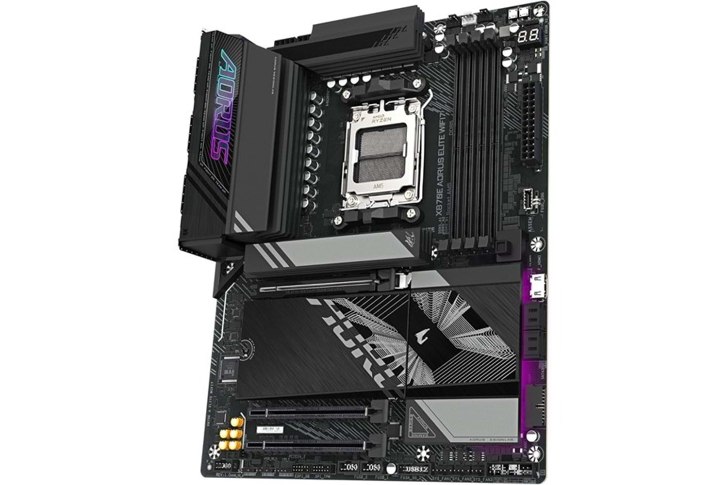 GIGABYTE X870 AORUS ELITE WIFI-7 DDR5 HDMI DP PCIe 16X v5.0 AM5 ATX
