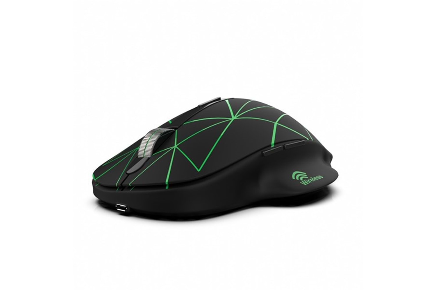 INCA IWM-051T Kablosuz Led Aydınlatmalı Sessiz Şarjlı 1600dpi Gaming Optic Siyah Mouse