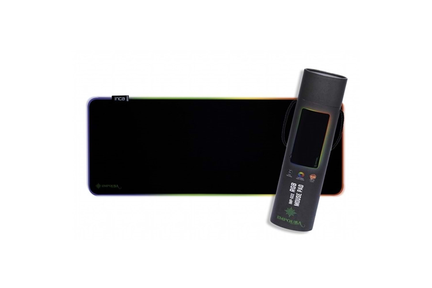 INCA IMP-022 RGB Led Aydınlatmalı Siyah Gaming Mouse Pad 770x295x3mm 