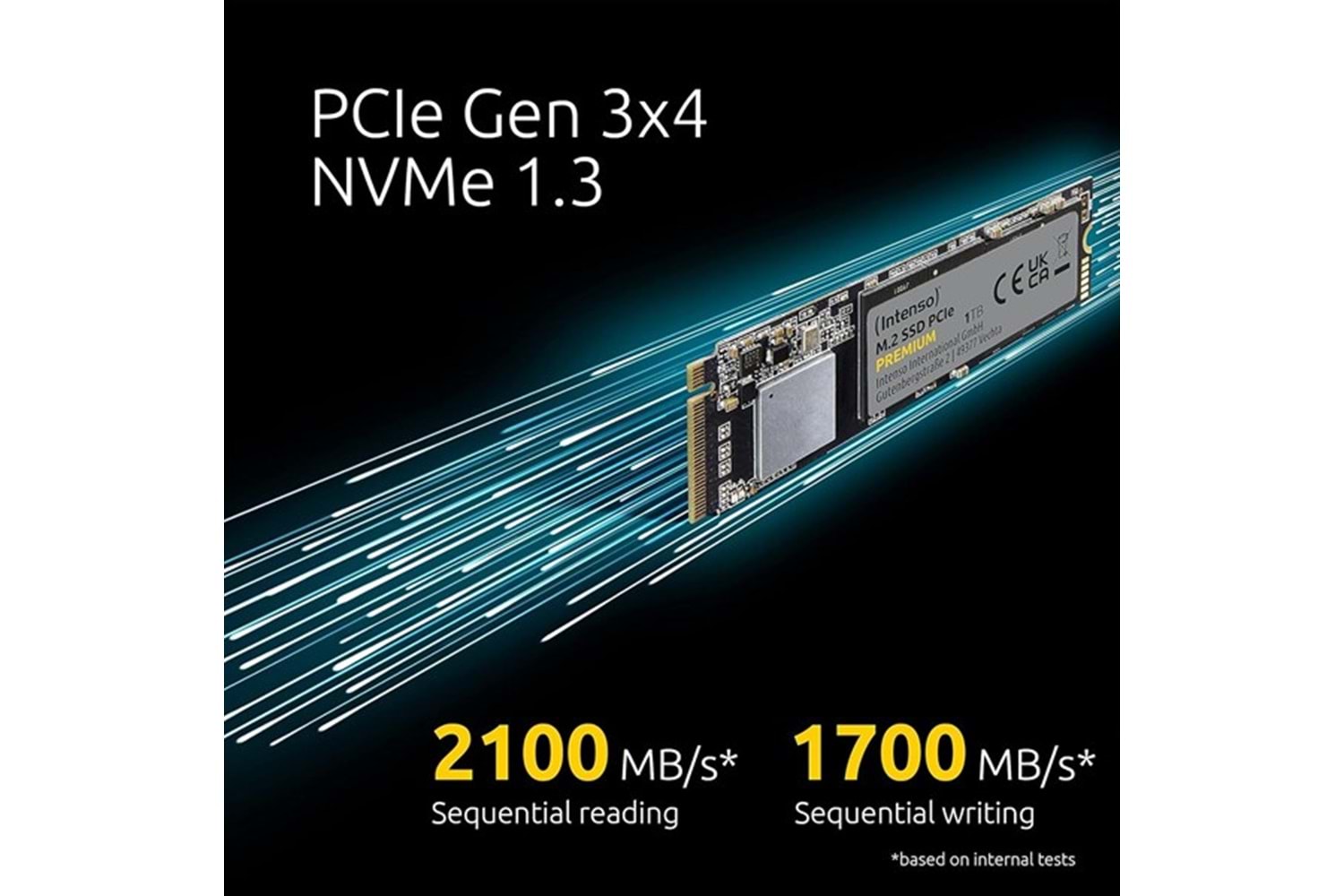 INTENSO 500GB MI500 3836450 5300- 4000MB/s M2 NVME GEN4 Disk