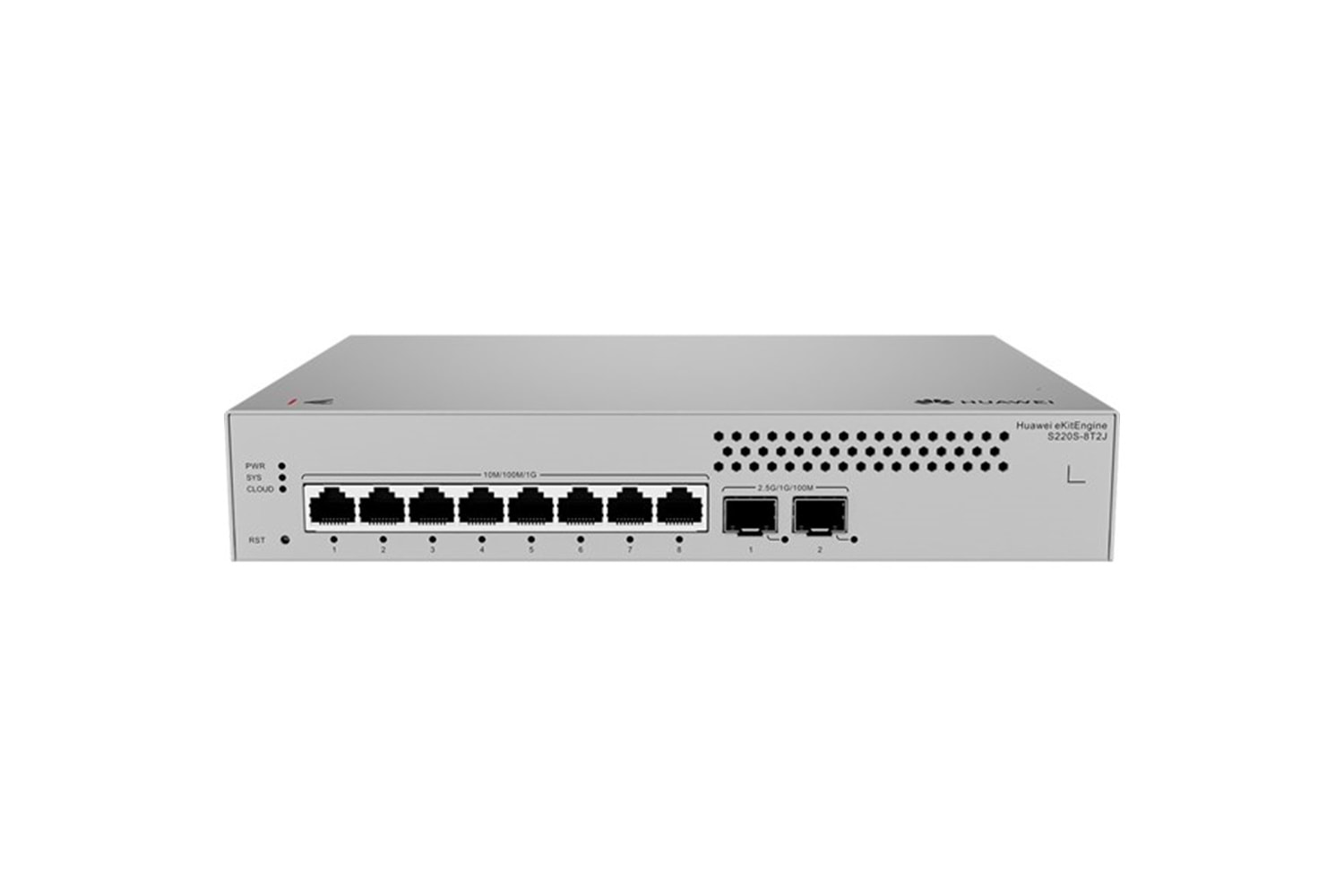 HUAWEI 8port eKIT S220S-8T2J GIGABIT 2xSFP Yönetilebilir Switch RackMount Layer2